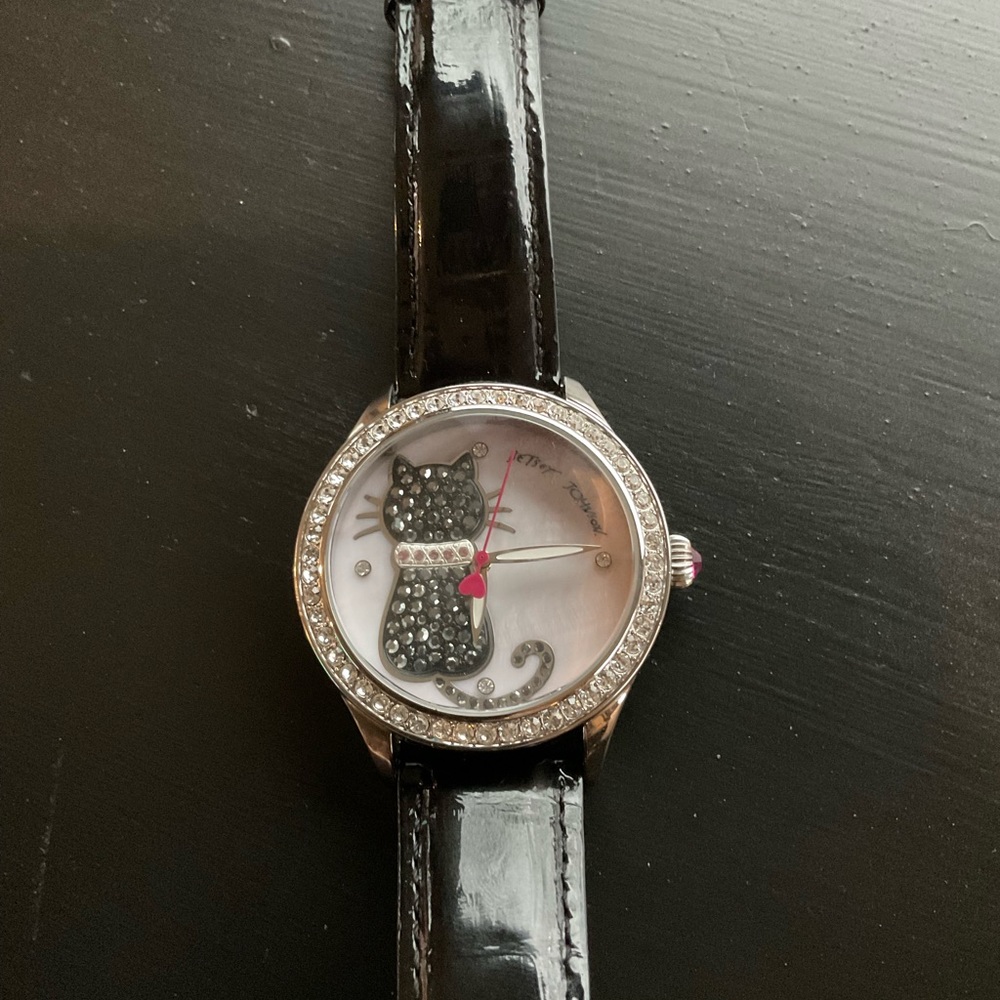 Betsey Johnson cat watch
